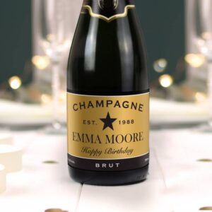 Personalised Champagne - Birthday