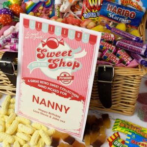 Personalised Retro Sweetie Hamper