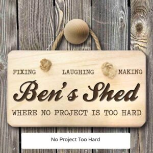 Personalised Shed Sign