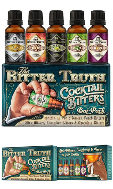 The Bitter Truth - Cocktail Bitters Bar Pack 5x 20ml Bottles