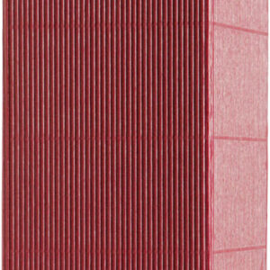 Burgundy Fluted Gift Carton - 1 Bottle Single Bottle Gift Box