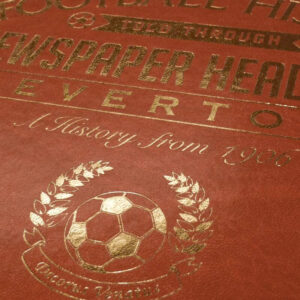 Personalised Football Team History Book