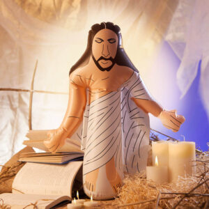 Inflatable Jesus