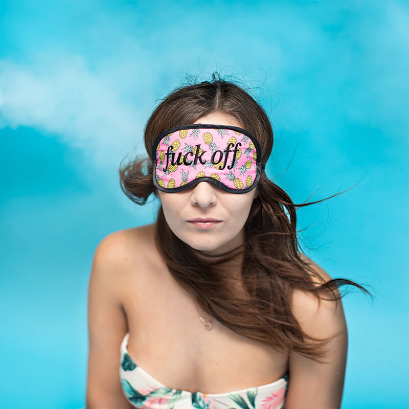 F*ck Off Pineapple Eye Mask