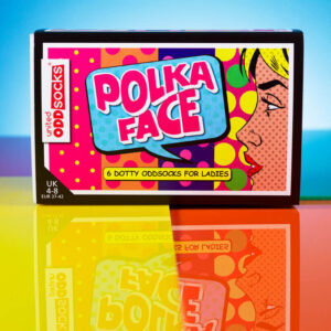 Polka Face Ladies Socks