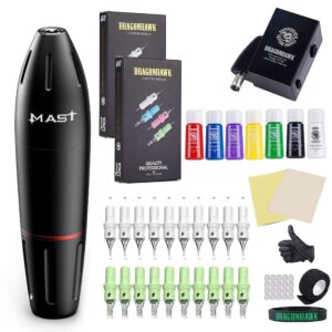 Mast Cartridge Pen Machine WJX Needles Tattoo Battery Pack