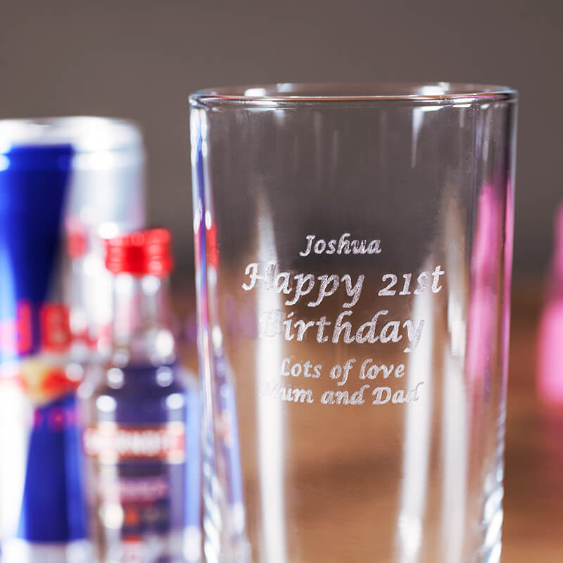 Personalised Vodka & Red Bull Gift Set