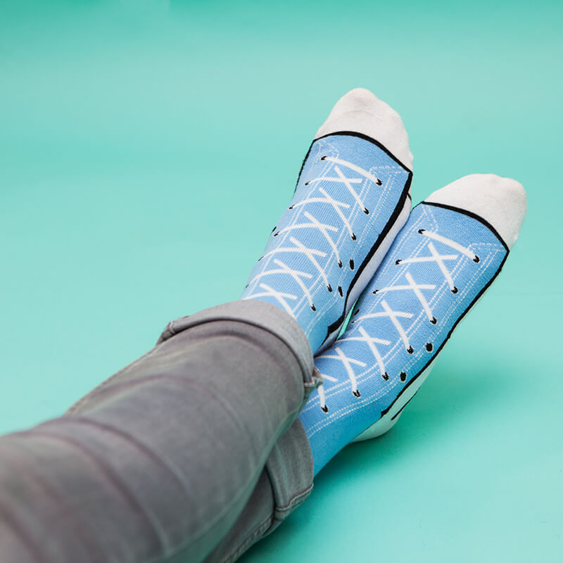 Sneaker Socks - Blue
