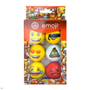 Emoji Golf Balls - Pack Of Six