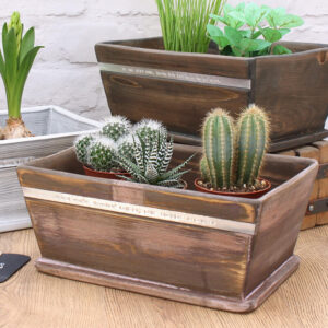Personalised Wooden Planter