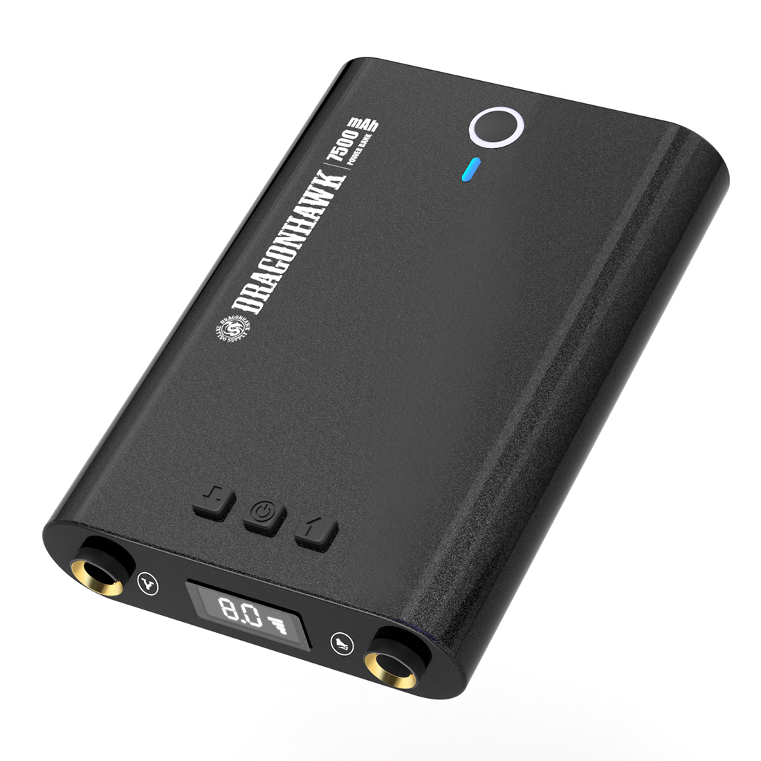 Dragonhawk Portable Charger Tattoo Power Supply - Carbon Fibre