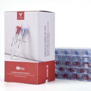 Extreme Tattoo Needles Cartridges 50Pcs Mixed Sizes 1207RM 1209RM 1211RM 1213RM 1215RM
