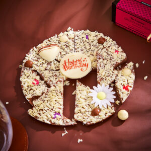 Happy Birthday Chocolate Pizza - For Her
