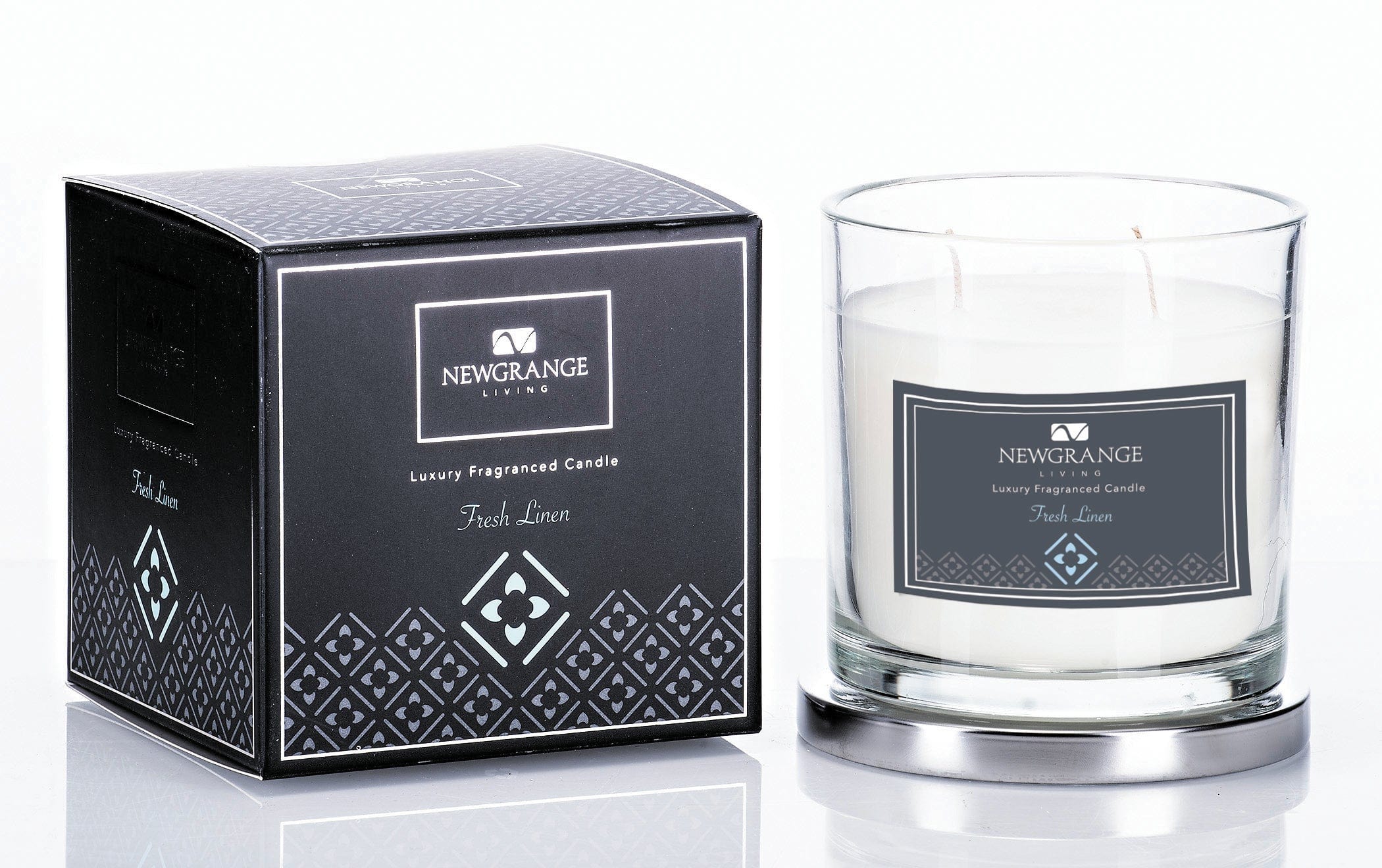 Newgrange Living - Luxury Fragrance Candle ~ Fresh Linen (390g)