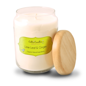 Lime Leaf and Ginger Large Pop Candle | Celtic Candles