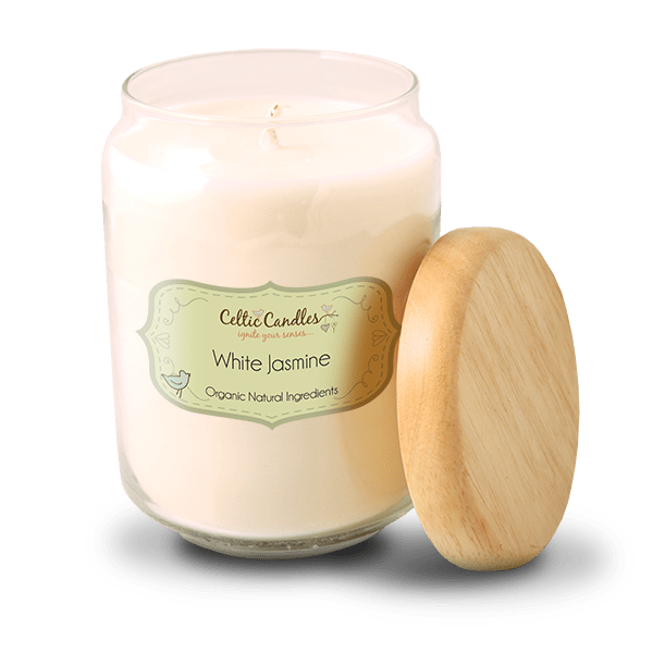White Jasmine Large Pop Candle | Celtic Candles