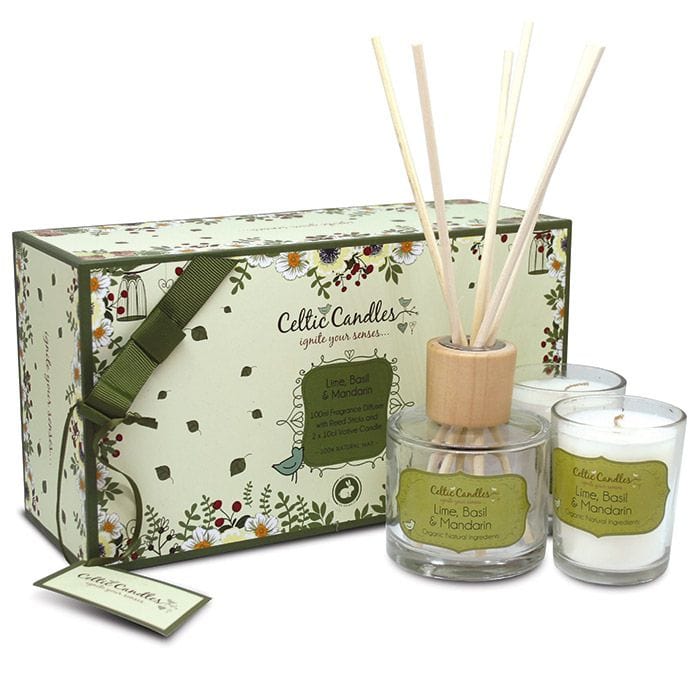 Lime Basil and Mandarin Mini Gift Box | Celtic Candles