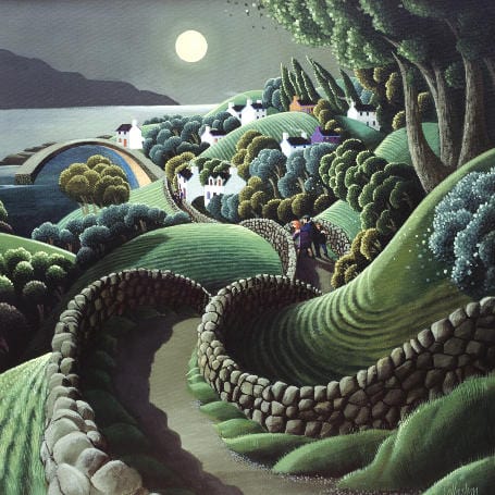 Art Cards Ireland - The Winding Road Home ~ George Callaghan