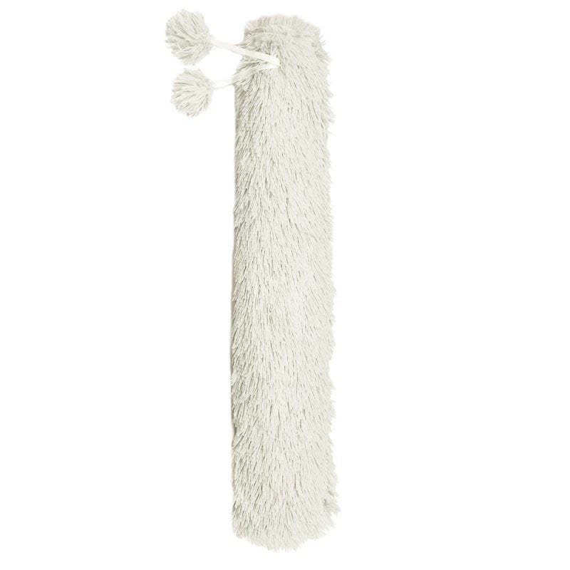 Long Hot Water Bottle White Cozy & Comfy