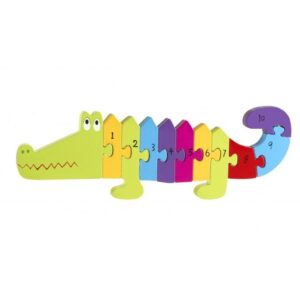 Crocodile Number Puzzle Toy~ 12 months +