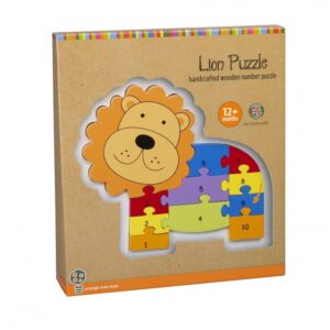 Orange Tree Toys - Lion Number Puzzle Toy