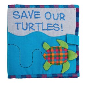 Cloth Play Book save our turtles
