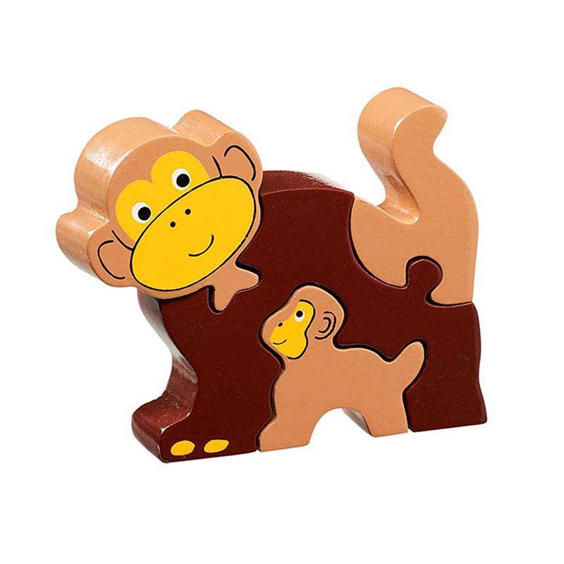 Simple Jigsaw Puzzle - Monkey & baby