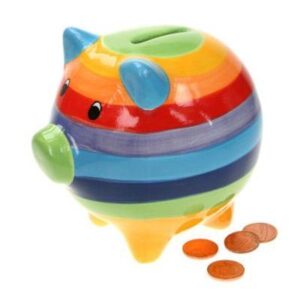 Rainbow Piggy Bank
