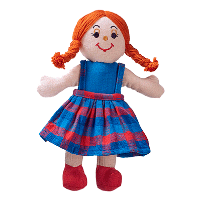 Girl Doll white/red