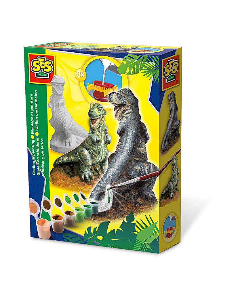 Children's T-rex Casting & Painting Set