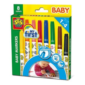 My First Baby Markers Set, 8 Colours