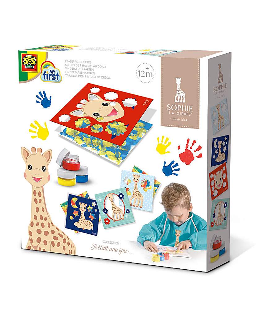Sophie The Giraffe Fingerpaint Cards Set
