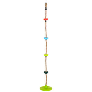 HOMCOM Multicolor Kid Climbing Rope Disc Swings Seat Set with Platforms Outdoor Toys Playset for Playground Backyard | Aosom Ireland