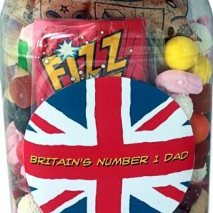Britain's Number 1 Dad Retro Sweets Selection Jar
