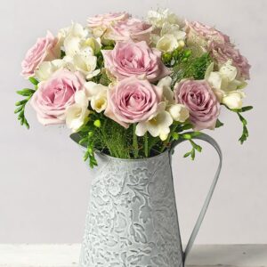Freesias and Roses