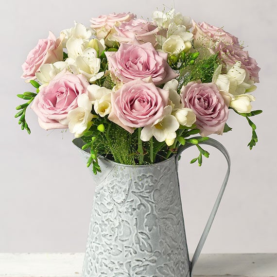 Freesias and Roses