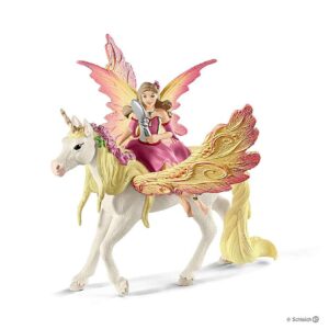 Schleich Fairy Feya with Pegasus Unicorn