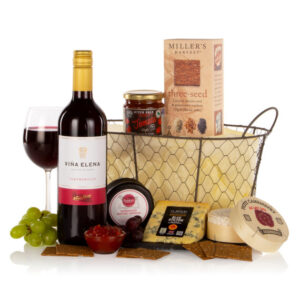 Cheese and Wine Basket