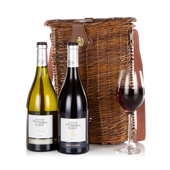 Wine Duo in Wicker