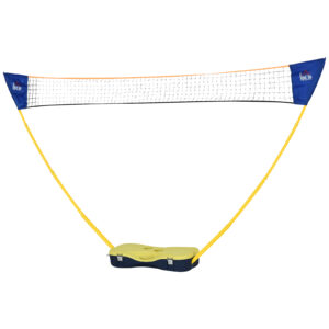 HOMCOM Portable Badminton Net Set for Adults Kids with Foldable Design for Indoor Outdoor, Beach, Backyard|Aosom Ireland