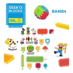 Faujas Farm 100pc Blocks, 5 Characters