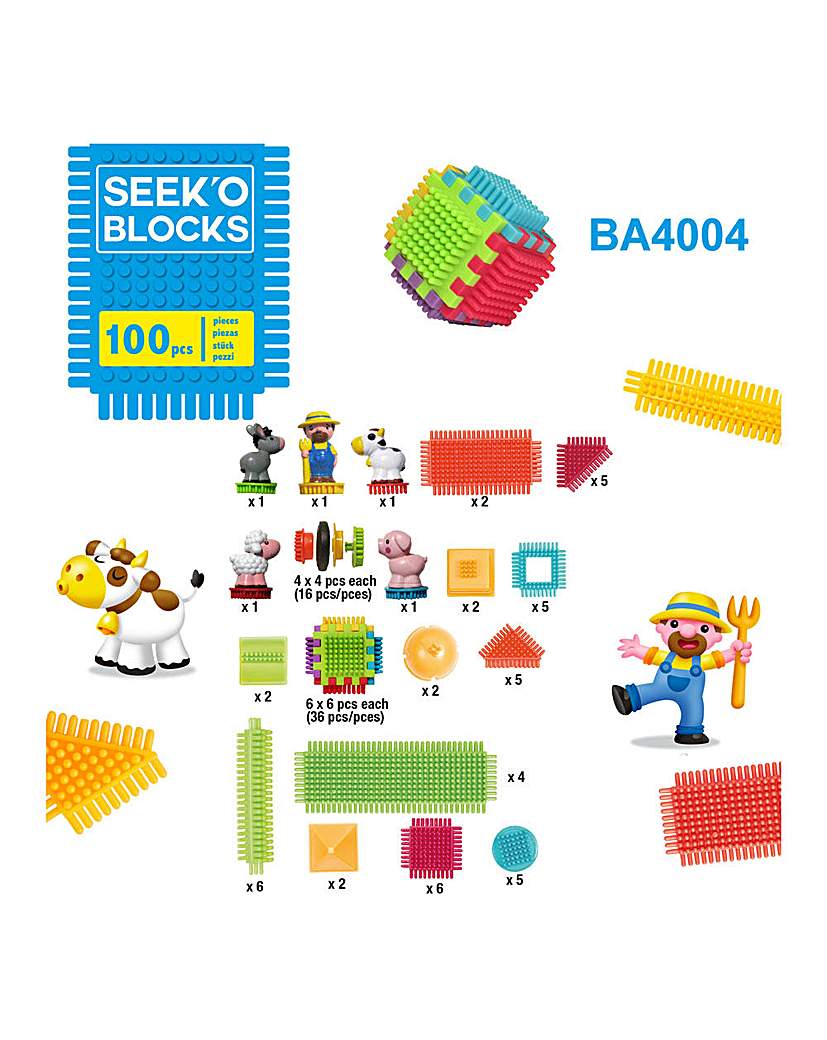 Faujas Farm 100pc Blocks, 5 Characters