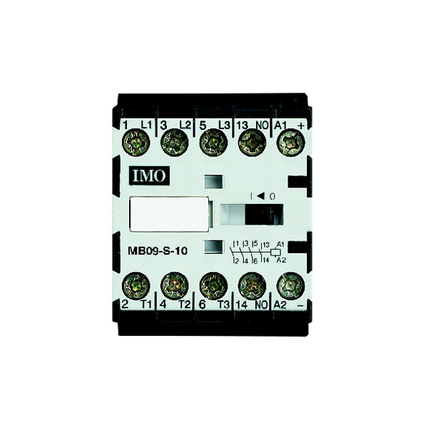IMO Mini Contactor MB09-S-10230 3 Pole Open 4kW 9A AC3, 230V AC