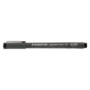 Staedtler 308 07-9 Pigment Liner Pen Black (0.7mm)