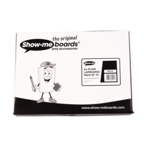 Show-me A4 Rigid MDF Plain Dry Wipe Boards pack of 10