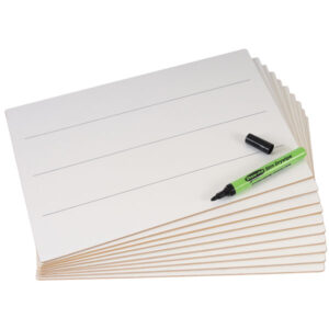 Show-me A4 Whiteboard, Rigid MDF Lined (Pack of 10)