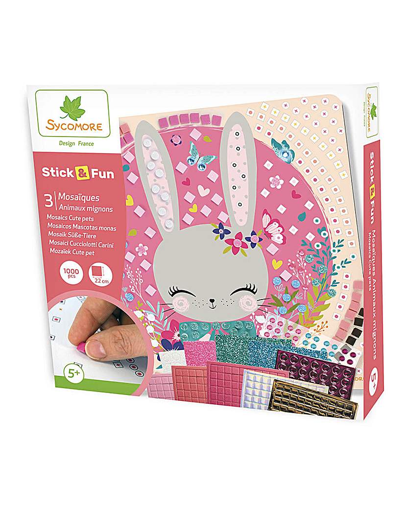 SYCOMORE Stick & Fun Mosaics Cute Pets