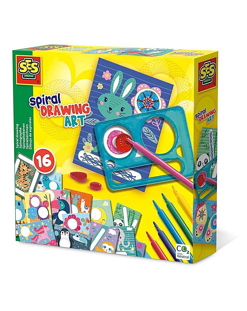 SES Spiral Drawing Art