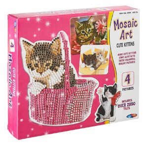 Mosaic Art Cute Kittens