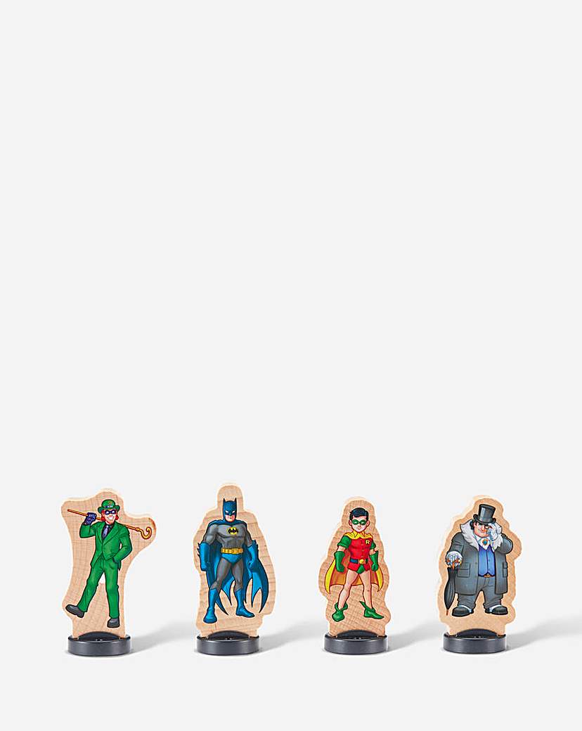 Batman Wooden Heroes and Villains 4 Pack
